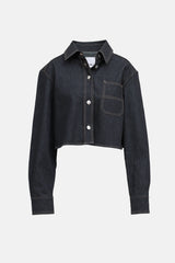 Remain Birger Christensen Cropped Denim Jacket