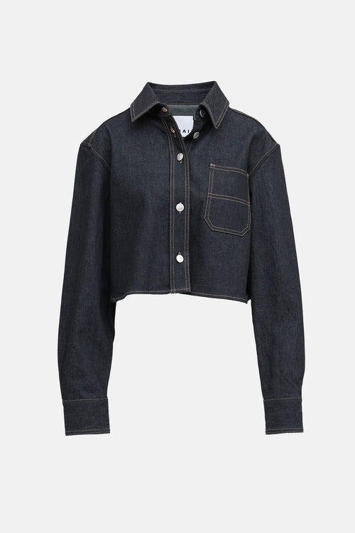 Remain Birger Christensen Cropped Denim Jacket