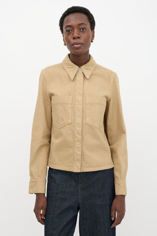 Lemaire Denim Point Collar Shirt