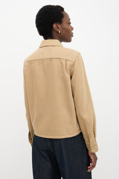 Lemaire Denim Point Collar Shirt