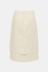 Lemaire Layered Button Midi Skirt