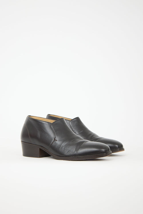 Lemaire Leather Heeled Loafer