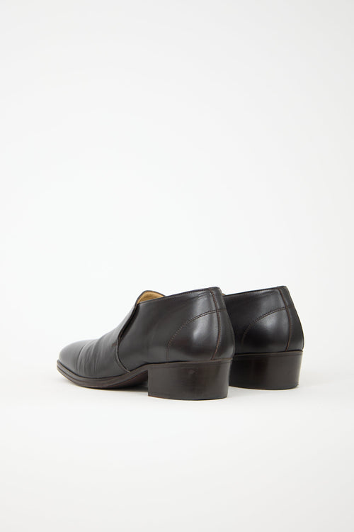 Lemaire Leather Heeled Loafer