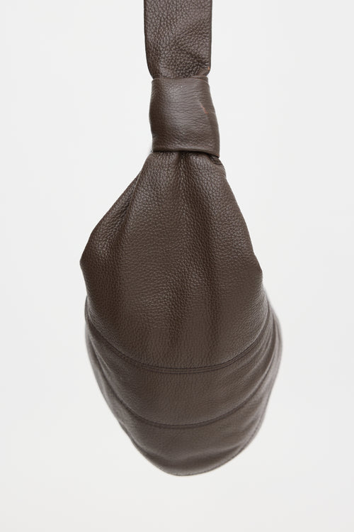 Lemaire Leather Medium Croissant Bag