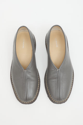 Lemaire Leather Piped Loafer