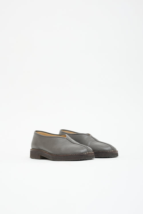 Lemaire Leather Piped Loafer