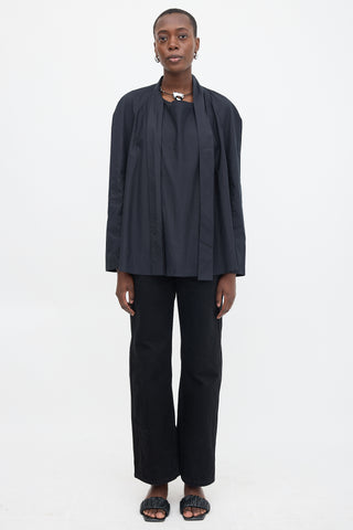 Lemaire Neck Tie Blouse