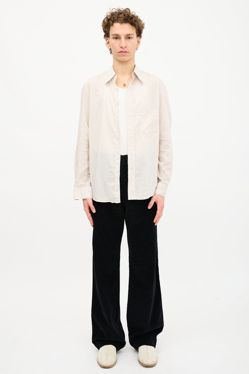 Lemaire Pinstripe Shirt