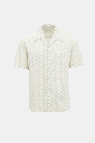 Lemaire Printed Convertible Collar Shirt