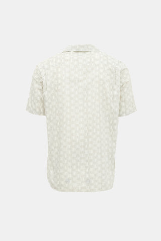 Lemaire Printed Convertible Collar Shirt