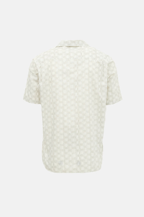 Lemaire Printed Convertible Collar Shirt