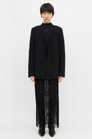 Lemaire Puckered Wool Blazer