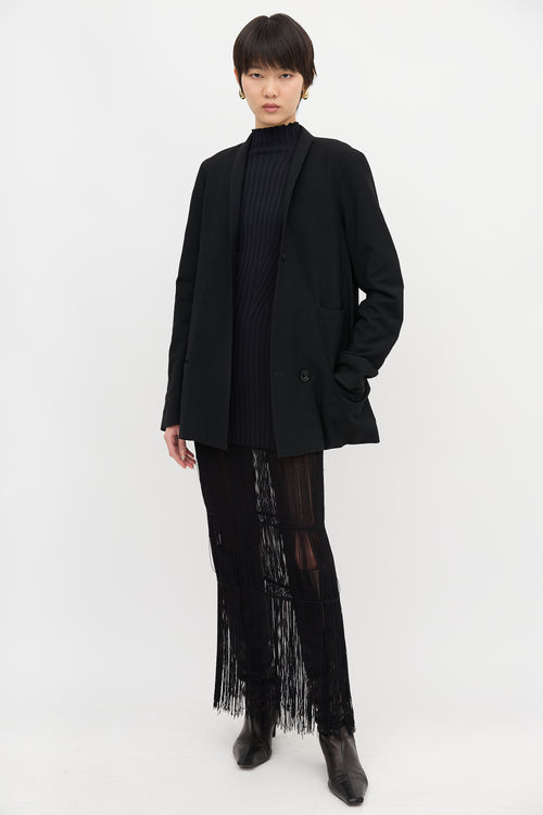 Lemaire Puckered Wool Blazer