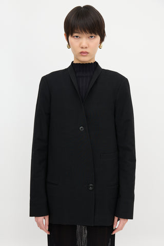 Lemaire Puckered Wool Blazer