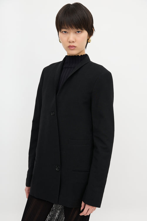 Lemaire Puckered Wool Blazer
