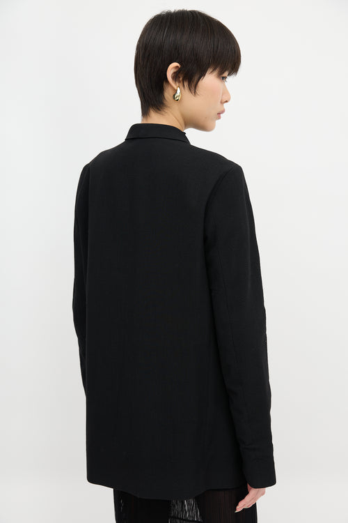 Lemaire Puckered Wool Blazer