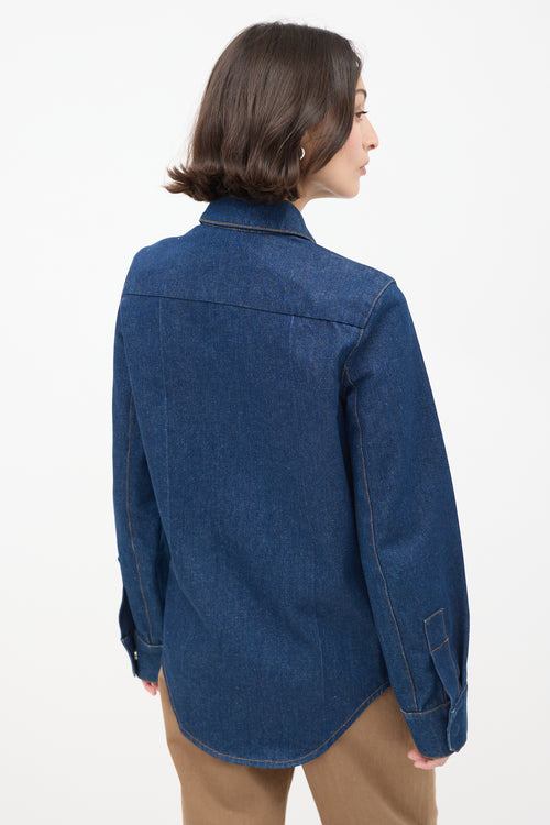 Lemaire Raw Denim Two Pocket Shirt