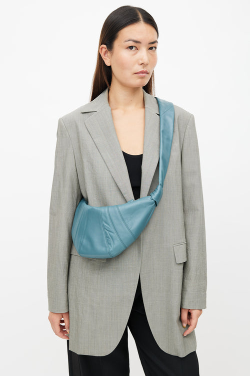 Lemaire Blue Crossiant Bag