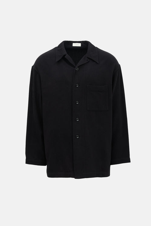 Lemaire Twill Pointed Collar Shirt