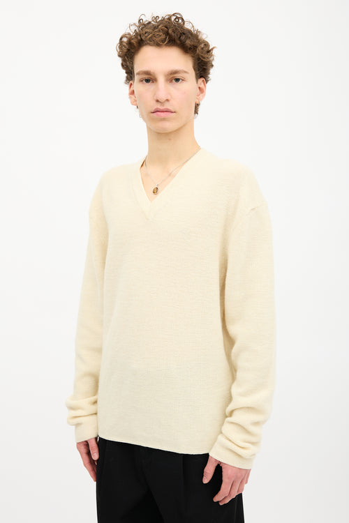 Lemaire Wool V-Neck Sweater