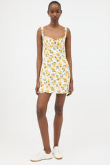 Reformation Crepe Printed Jordy Dress