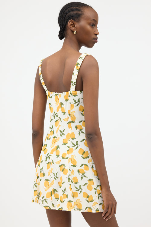 Reformation Crepe Printed Jordy Dress