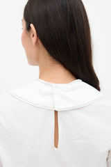 Les Inconnus Crystal Trim Collar Necklace