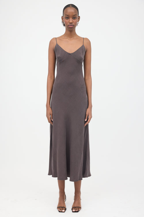 Leset Kim Slip Maxi Dress