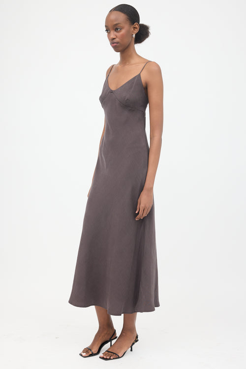 Leset Kim Slip Maxi Dress