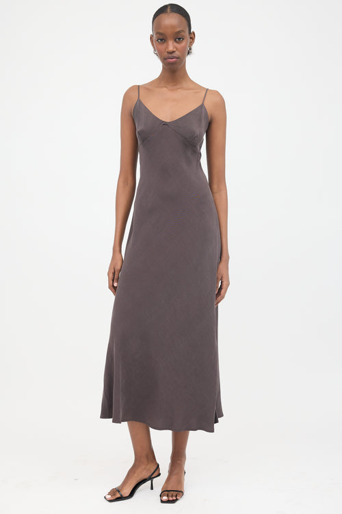 Leset Kim Slip Maxi Dress