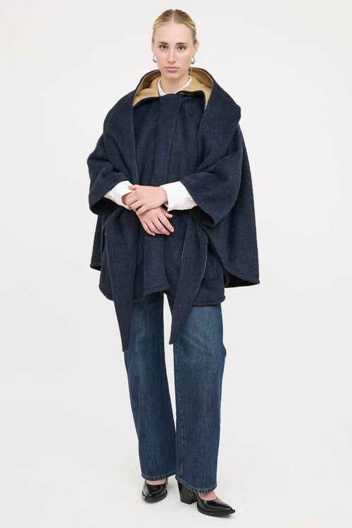 Lindsey Thornburg Wool Cape Coat