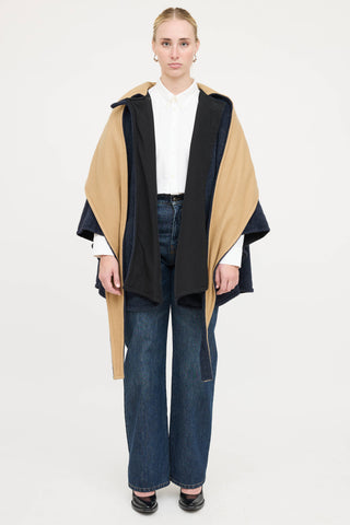Lindsey Thornburg Wool Cape Coat