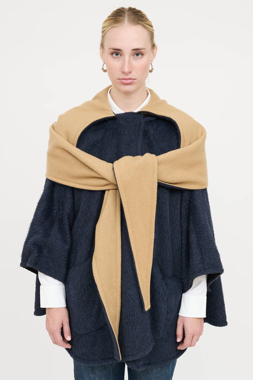 Lindsey Thornburg Wool Cape Coat