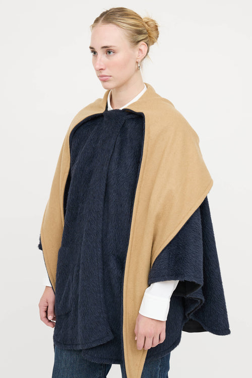 Lindsey Thornburg Wool Cape Coat