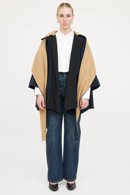 Lindsey Thornburg Wool Cape Coat