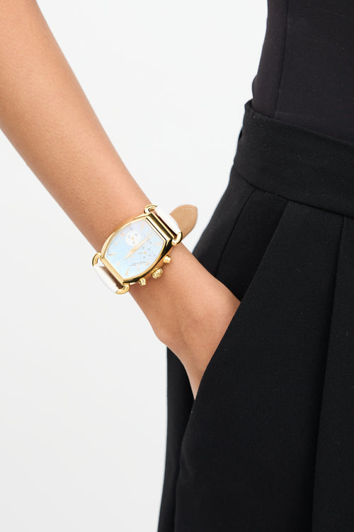 Links of London Gold Stainless Steel & Multi Driver Ellipse Chronograph Watch