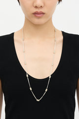 Links of London Sterling Silver Effervescence Star Station Necklace