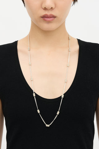 Links of London Sterling Silver Effervescence Star Station Necklace