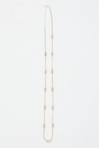 Links of London Sterling Silver Effervescence Star Station Necklace