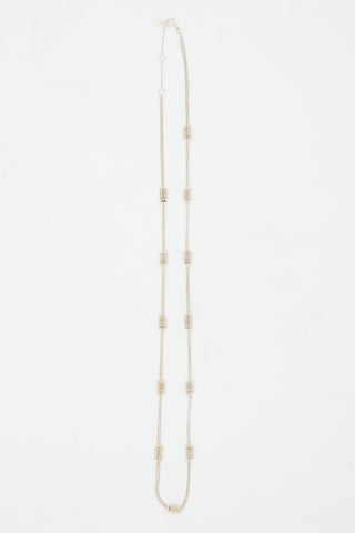 Links of London Sterling Silver Effervescence Star Station Necklace