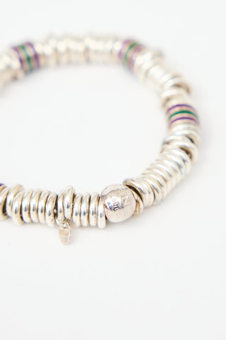 Links of London Sterling Silver & Enamel Sweetie Bracelet