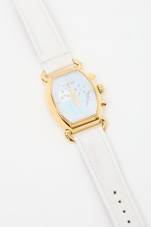 Links of London Gold Stainless Steel & Multi Driver Ellipse Chronograph Watch