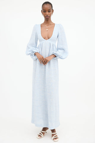 Lisa Marie Fernandez Linen Bouclé Carolyn Dress