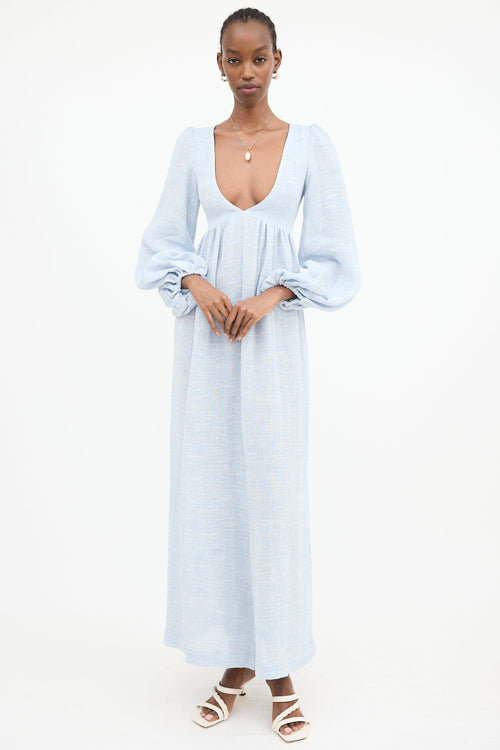 Lisa Marie Fernandez Linen Bouclé Carolyn Dress