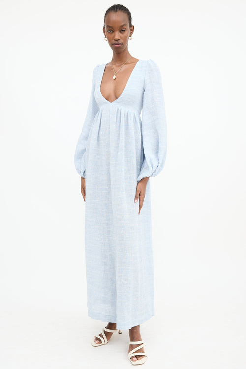 Lisa Marie Fernandez Linen Bouclé Carolyn Dress