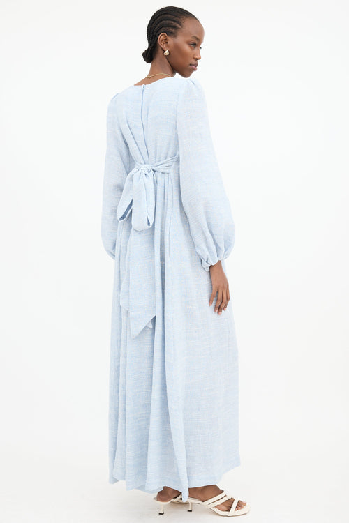 Lisa Marie Fernandez Linen Bouclé Carolyn Dress