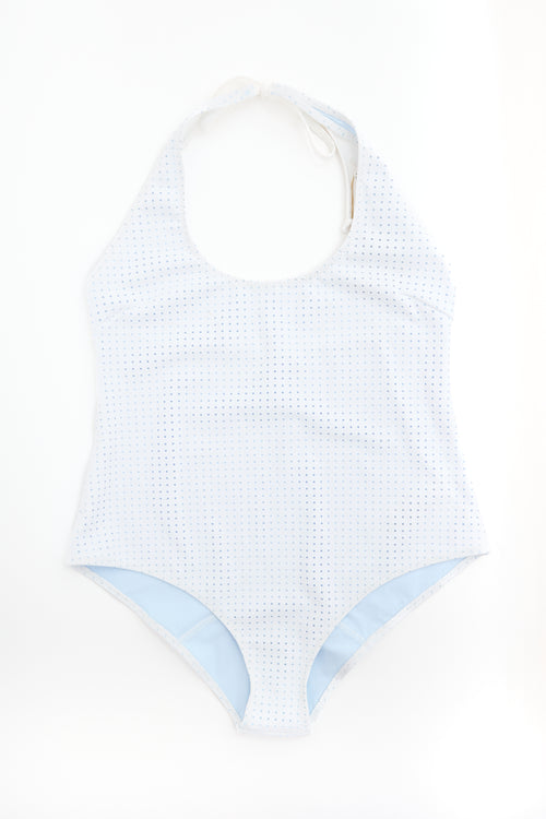 Perforated Amber Swimsuit