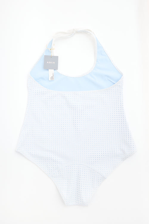 Perforated Amber Swimsuit