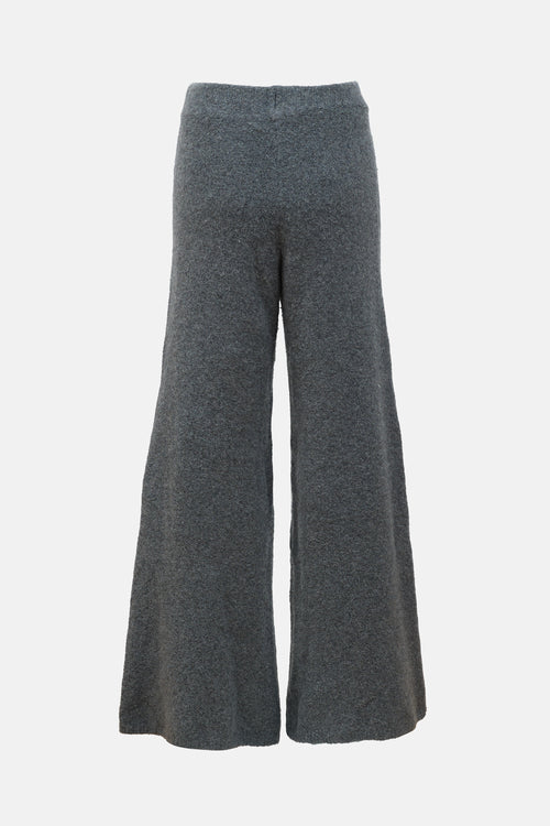 Lisa Yang Cashmere Bouclé Wide Leg Pant