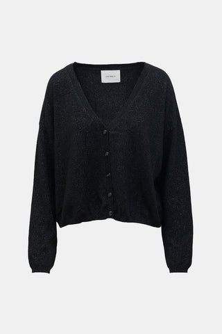 Lisa Yang Metallic Cashmere Cardigan